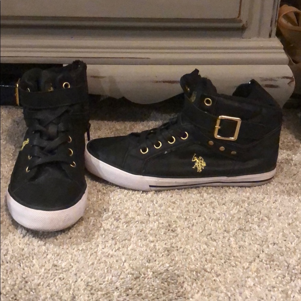 Polo high top sneakers